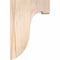 Ekena Millwork Del Monte Smooth Corbel, Douglas Fir, 3 1/2"W x 8"D x 12"H COR04X08X12DEL00SDF - alternate 4